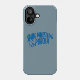 🔵 Snug Wrestling Podcast – Deep Blue Tee Phone Case