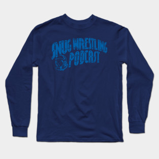🔵 Snug Wrestling Podcast – Deep Blue Tee Long Sleeve T-Shirt