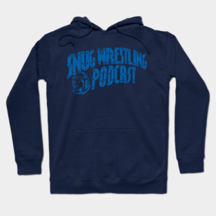🔵 Snug Wrestling Podcast – Deep Blue Tee Hoodie
