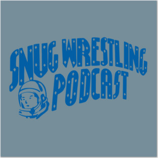 🔵 Snug Wrestling Podcast – Deep Blue Tee Posters and Art