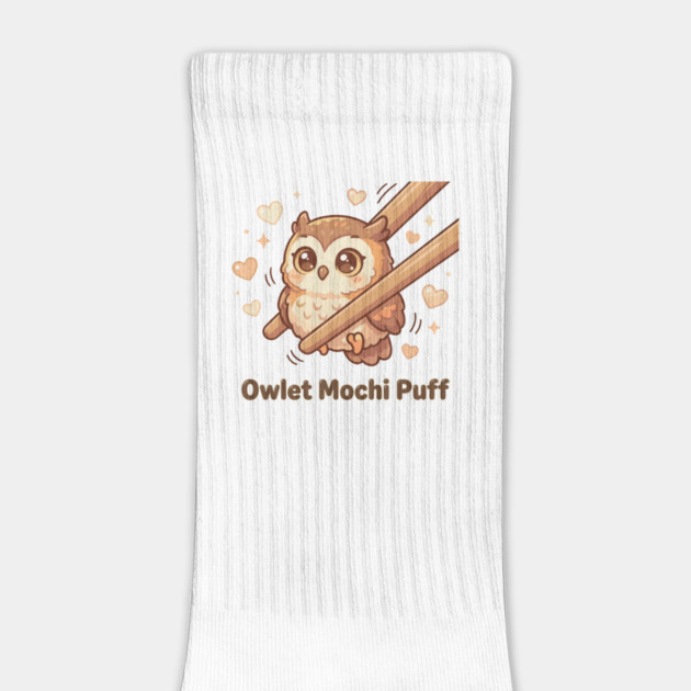 Cute Kawaii Owl “Owlet Mochi Puff” Chopstick Meme by creative