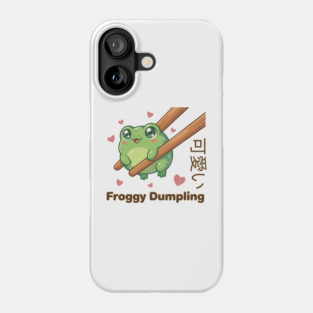 Cute Frog Chopstick Kawaii Froggy Dumpling Cute Frog Meme Phone Case