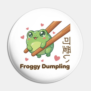 Cute Frog Chopstick Kawaii Froggy Dumpling Cute Frog Meme Pin