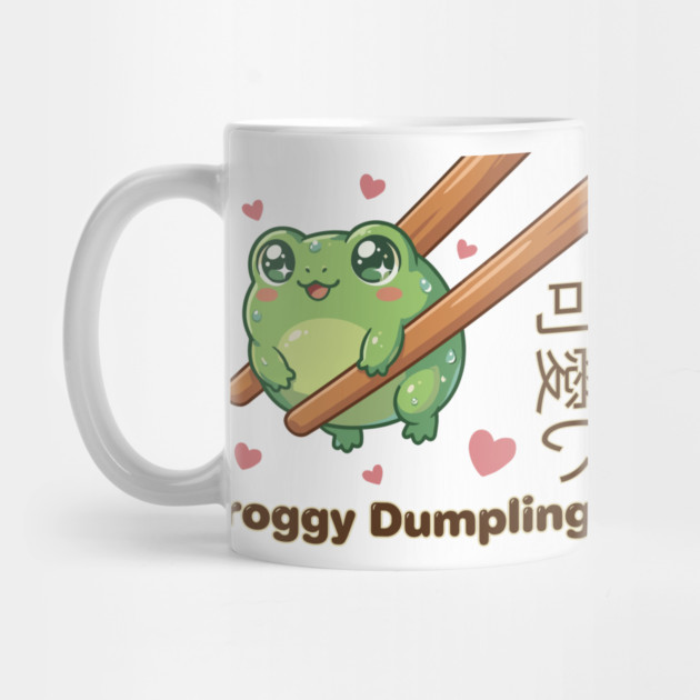 Cute Frog Chopstick Kawaii Froggy Dumpling Cute Frog Meme by creative