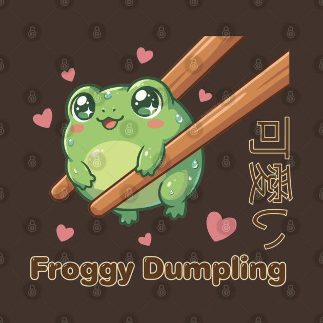 Cute Frog Chopstick Kawaii Froggy Dumpling Cute Frog Meme by creative