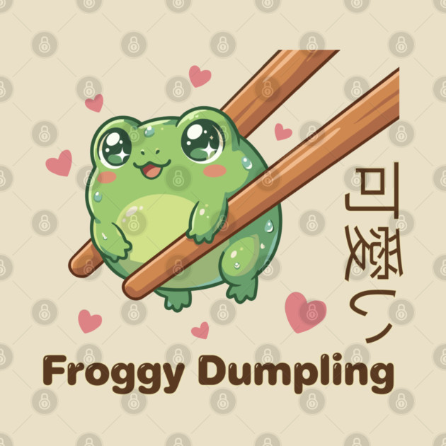 Cute Frog Chopstick Kawaii Froggy Dumpling Cute Frog Meme by creative
