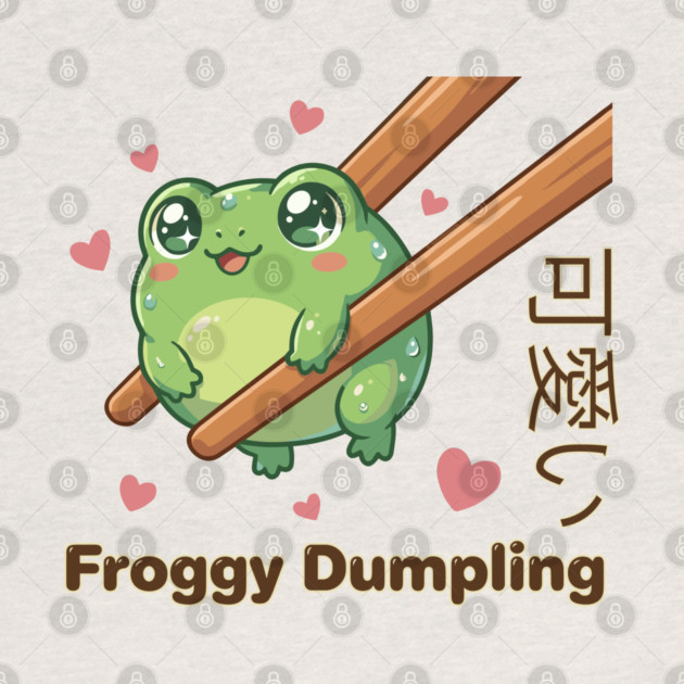 Cute Frog Chopstick Kawaii Froggy Dumpling Cute Frog Meme by creative