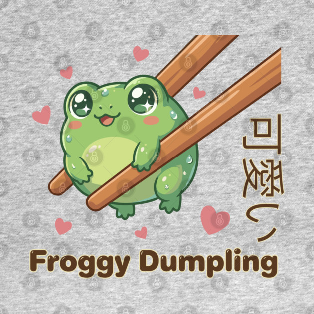 Cute Frog Chopstick Kawaii Froggy Dumpling Cute Frog Meme by creative