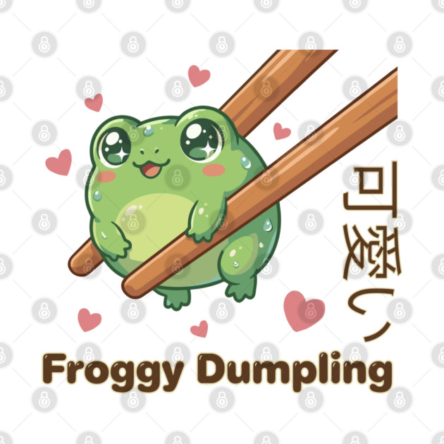 Cute Frog Chopstick Kawaii Froggy Dumpling Cute Frog Meme by creative