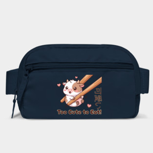 Cute Calf Chopstick Kawaii  Too Cute to Eat Cow Meme Bag