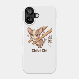 Cute Chihuahua Chopstick Kawaii Chibi Chi Chihuahua Meme Phone Case