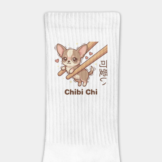 Cute Chihuahua Chopstick Kawaii Chibi Chi Chihuahua Meme by creative