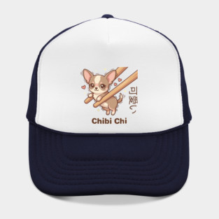 Cute Chihuahua Chopstick Kawaii Chibi Chi Chihuahua Meme Hat