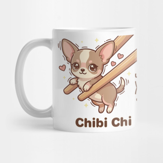 Cute Chihuahua Chopstick Kawaii Chibi Chi Chihuahua Meme by creative