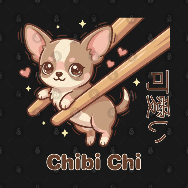 Cute Chihuahua Chopstick Kawaii Chibi Chi Chihuahua Meme by creative