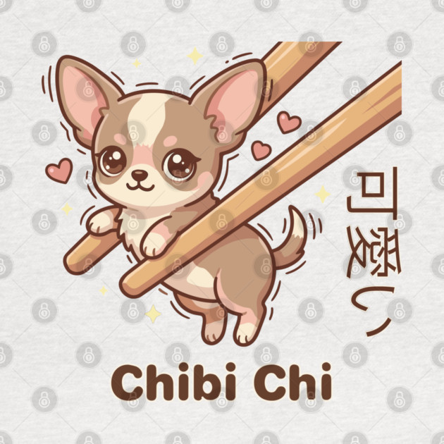 Cute Chihuahua Chopstick Kawaii Chibi Chi Chihuahua Meme by creative