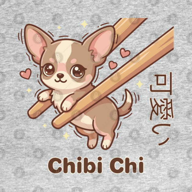 Cute Chihuahua Chopstick Kawaii Chibi Chi Chihuahua Meme by creative
