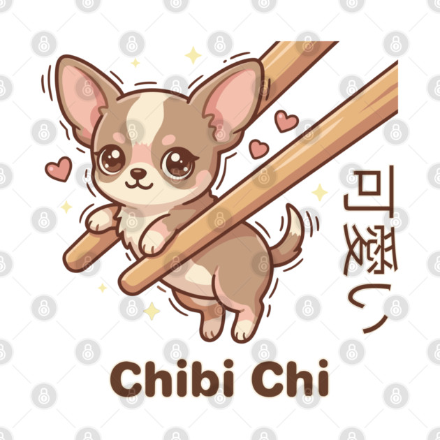 Cute Chihuahua Chopstick Kawaii Chibi Chi Chihuahua Meme by creative