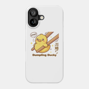 Cute Kawaii Duck Chopstick Dumpling Ducky Meme Phone Case