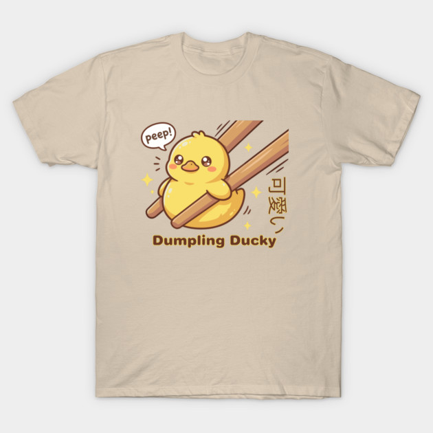 Cute Kawaii Duck Chopstick Dumpling Ducky Meme T-Shirt by creative