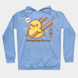 Cute Kawaii Duck Chopstick Dumpling Ducky Meme Hoodie
