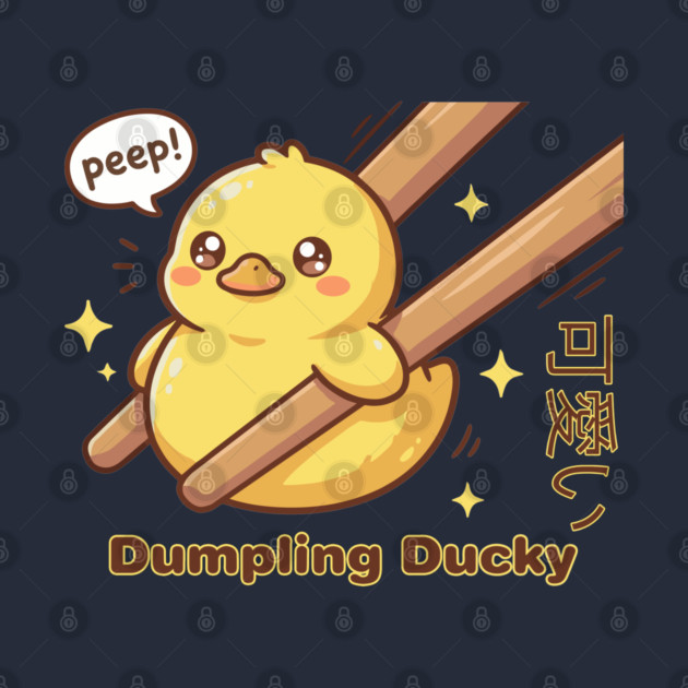 Cute Kawaii Duck Chopstick Dumpling Ducky Meme by creative