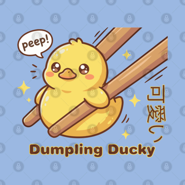 Cute Kawaii Duck Chopstick Dumpling Ducky Meme by creative
