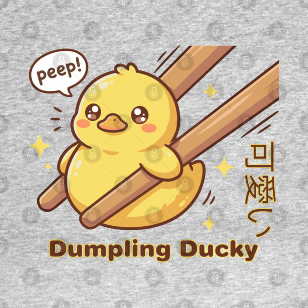 Cute Kawaii Duck Chopstick Dumpling Ducky Meme by creative