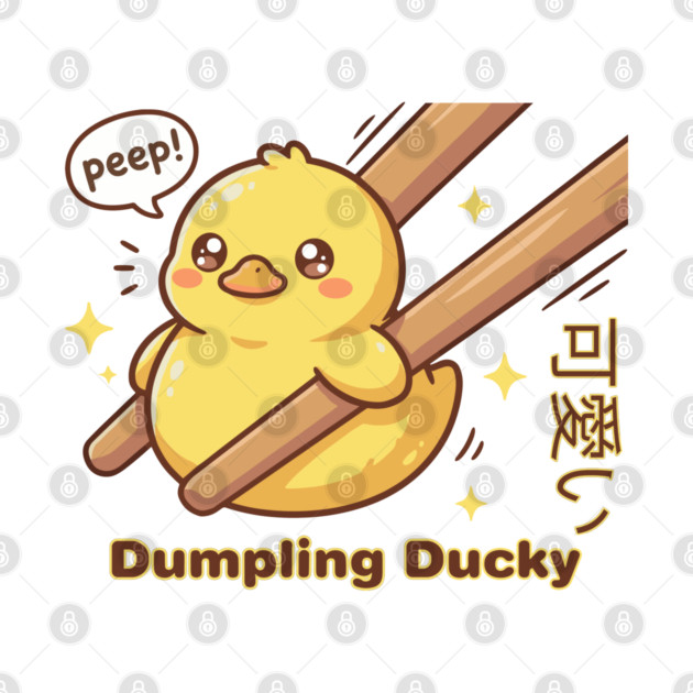 Cute Kawaii Duck Chopstick Dumpling Ducky Meme by creative