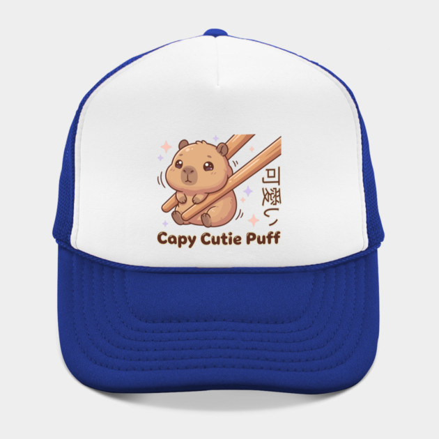 Cute Capybara Chopstick Kawaii Cutie Puff  Meme by creative