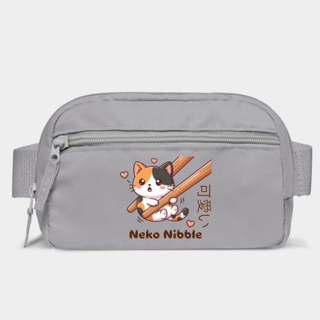 Cute Kawaii Kitten Chopstick Neko Nibble Calico Cat Meme by creative
