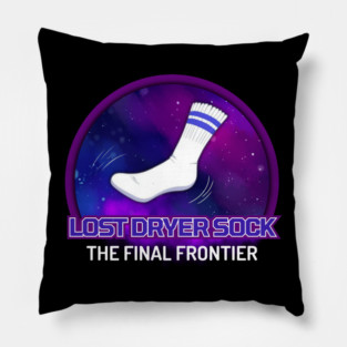 Lost Dryer Sock — The Final Frontier Pillow