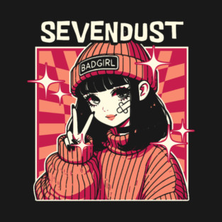 Sevendust - Retro Anime Style T-Shirt