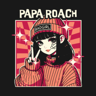Papa Roach - Retro Anime Style T-Shirt