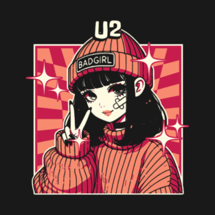 U2 - Retro Anime Style T-Shirt