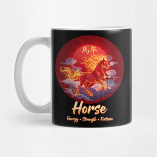 Year of the Horse  Chinese Zodiac Lunar New Year Fire Horse Mug