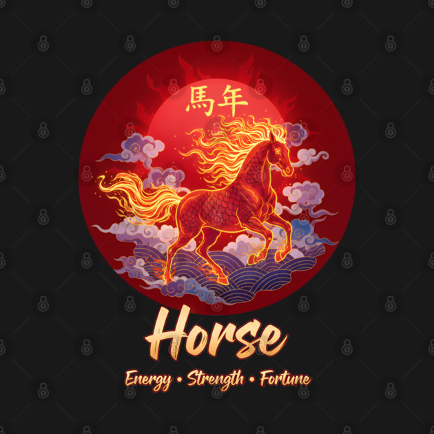 Year of the Horse  Chinese Zodiac Lunar New Year Fire Horse by creative