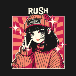Rush - Retro Anime Style T-Shirt