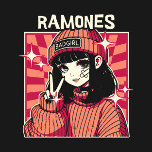 Ramones - Retro Anime Style T-Shirt