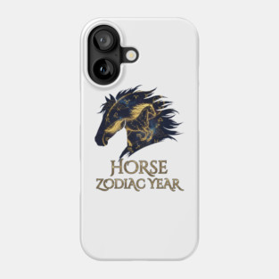 Horse Zodiac Year Astrology Constellation Chinese Sign for Lunar New Year Phone Case