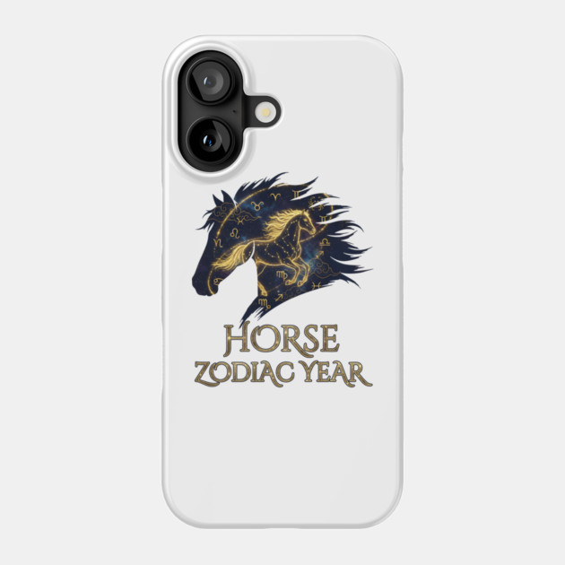 Horse Zodiac Year Astrology Constellation Chinese Sign for Lunar New Year Phone Case by creative