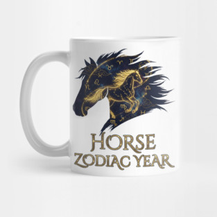 Horse Zodiac Year Astrology Constellation Chinese Sign for Lunar New Year Mug