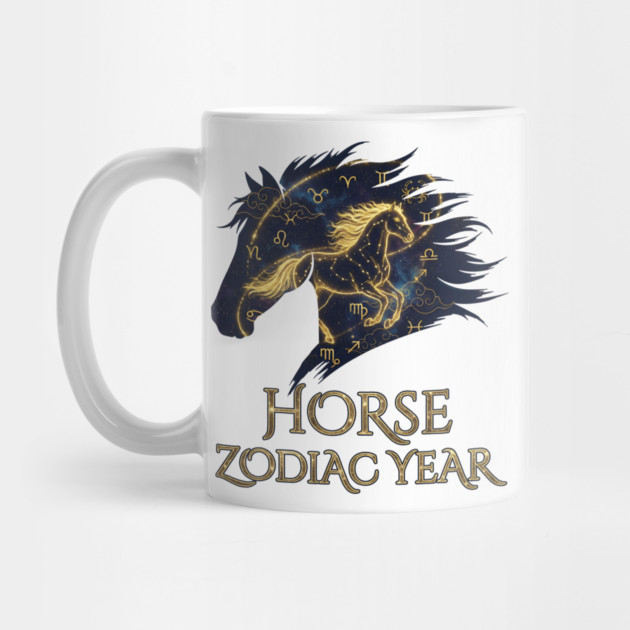 Horse Zodiac Year Astrology Constellation Chinese Sign for Lunar New Year by creative