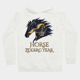 Horse Zodiac Year Astrology Constellation Chinese Sign for Lunar New Year Hoodie