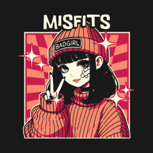 Misfits - Retro Anime Style T-Shirt
