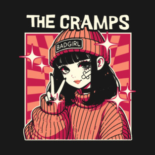 The Cramps - Retro Anime Style T-Shirt