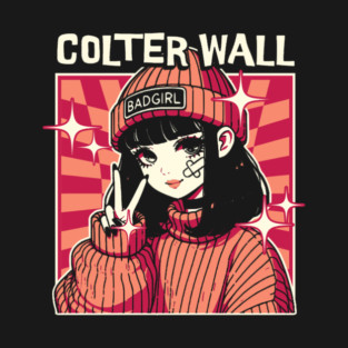Colter Wall - Retro Anime Style T-Shirt
