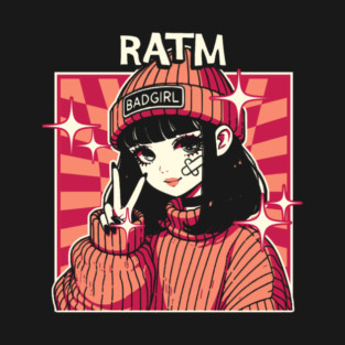 Ratm - Retro Anime Style T-Shirt