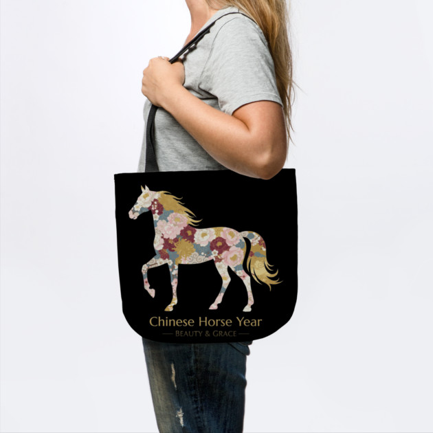 Chinese Year of the Horse Floral Zodiac Beauty & Grace by creative