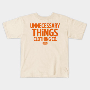 Unnecessary Things - Text Logo Kids T-Shirt